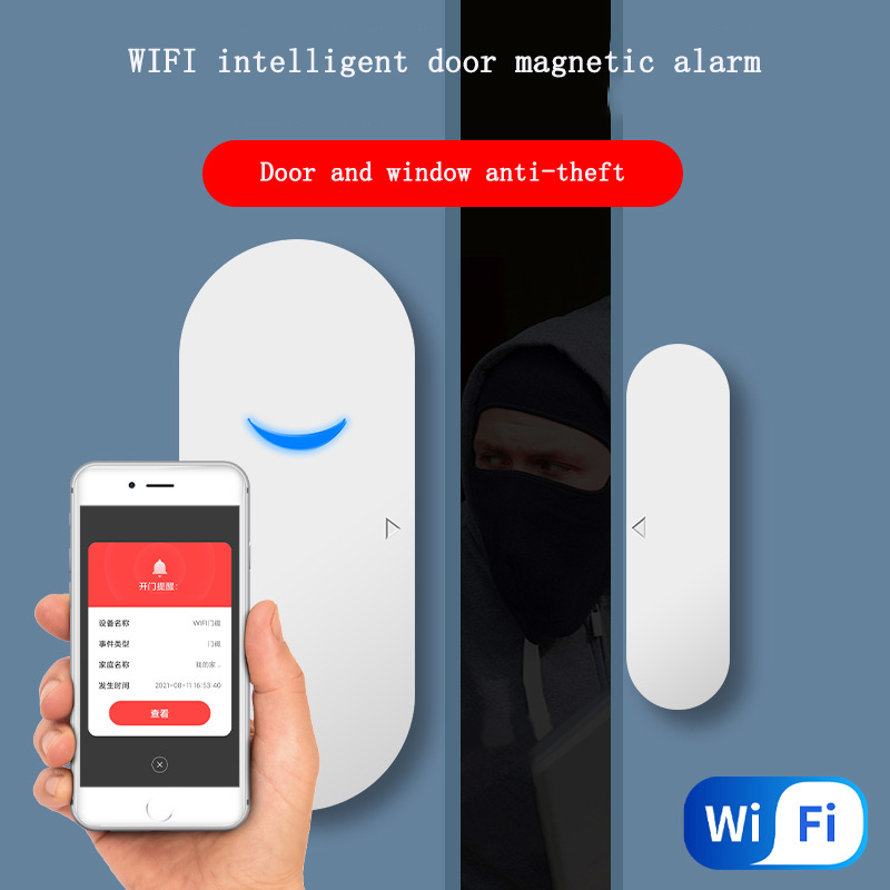 Wireless Door Sensor - Raamgarage Draadloze sensor Afstandsbediening Antidiefstaldetectie Alarm
