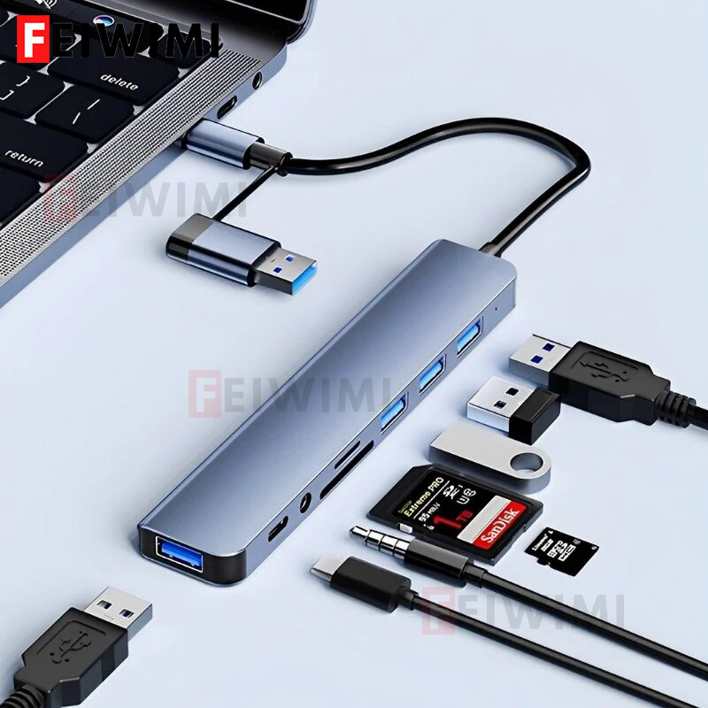 Smart Home Hub 2 - 8-poorts USB-C splitter USB hub type-C