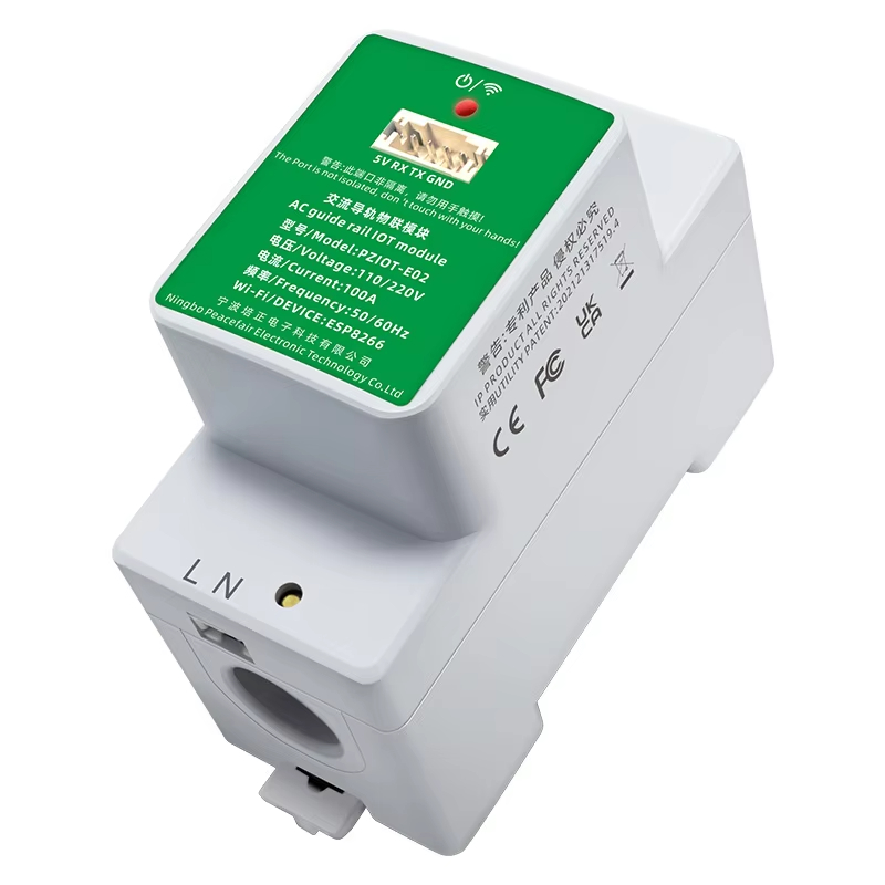 Smart Home Wiser - Tasmota WiFi Energiemeter AC Enfase DIN-railmeter
