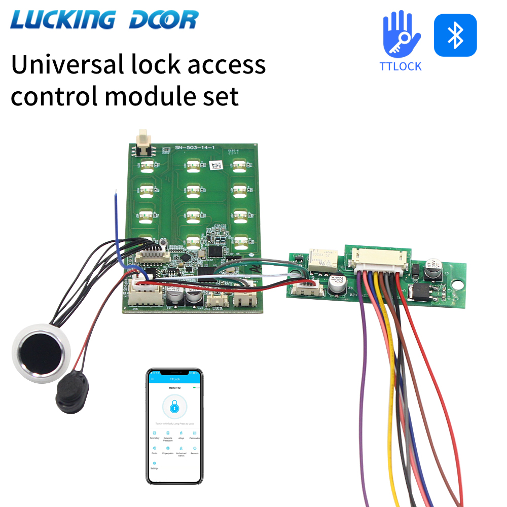Smart Home Door Lock - TTLOCK Vingerafdruk Toegangscontrole Schakelaar Module RFID