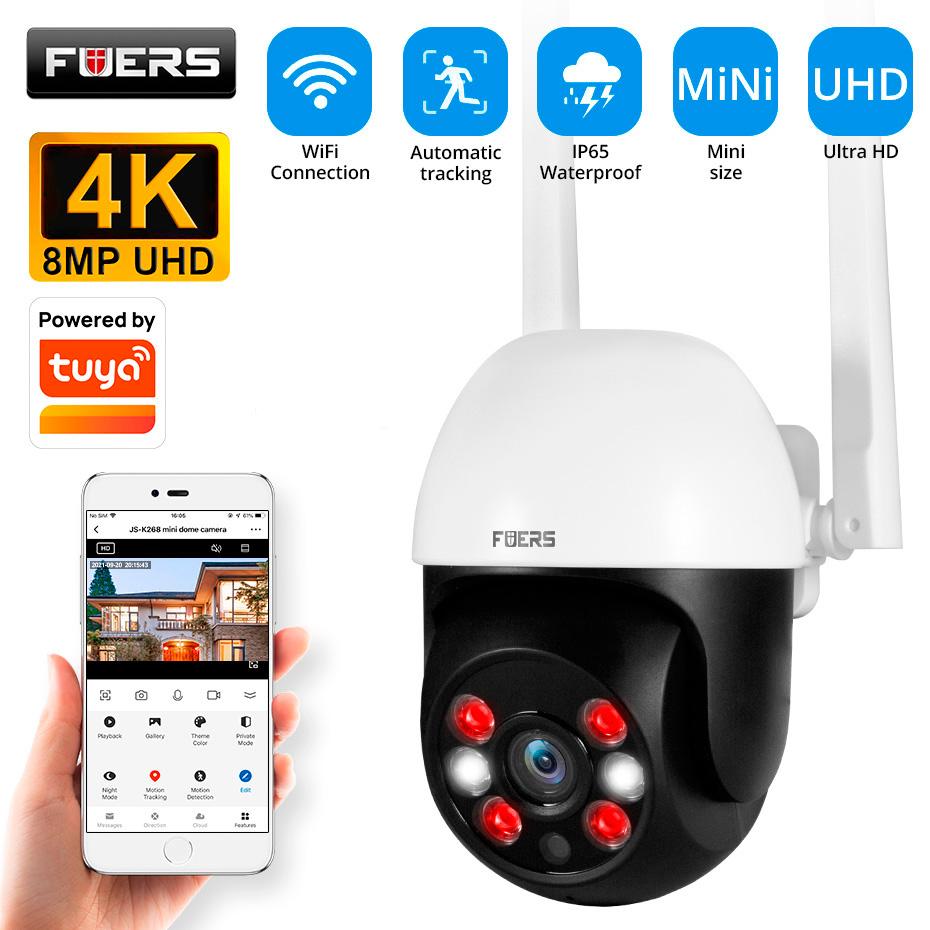 Fuers 8MP 4K IP-camera voor bu - Smart Home Camera Ezviz recensie en prijs