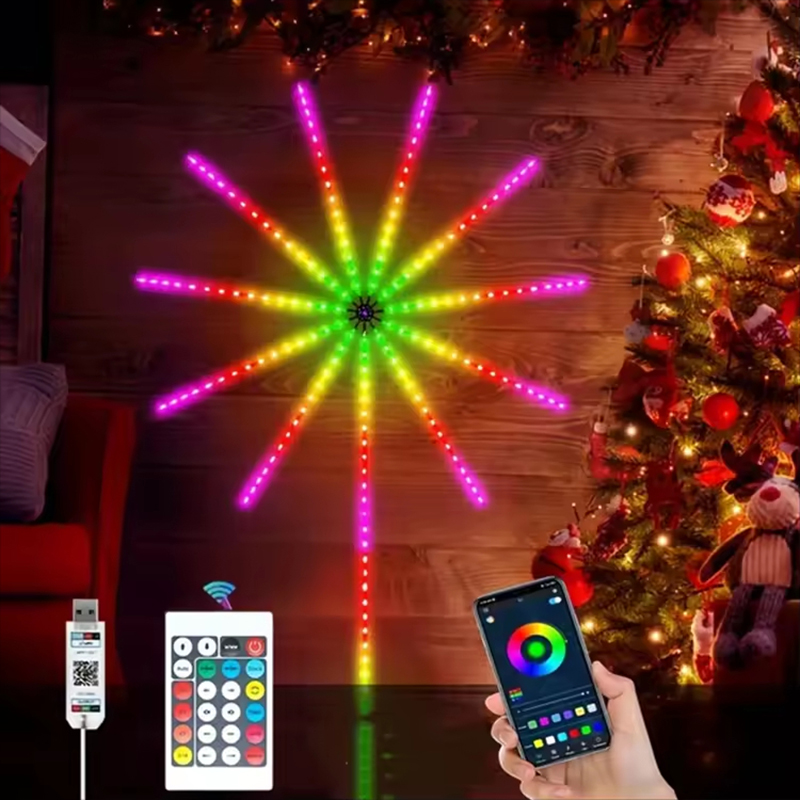 Vuurwerk LED-licht Smart RGBIC - Smart Home Yellow recensie en prijs