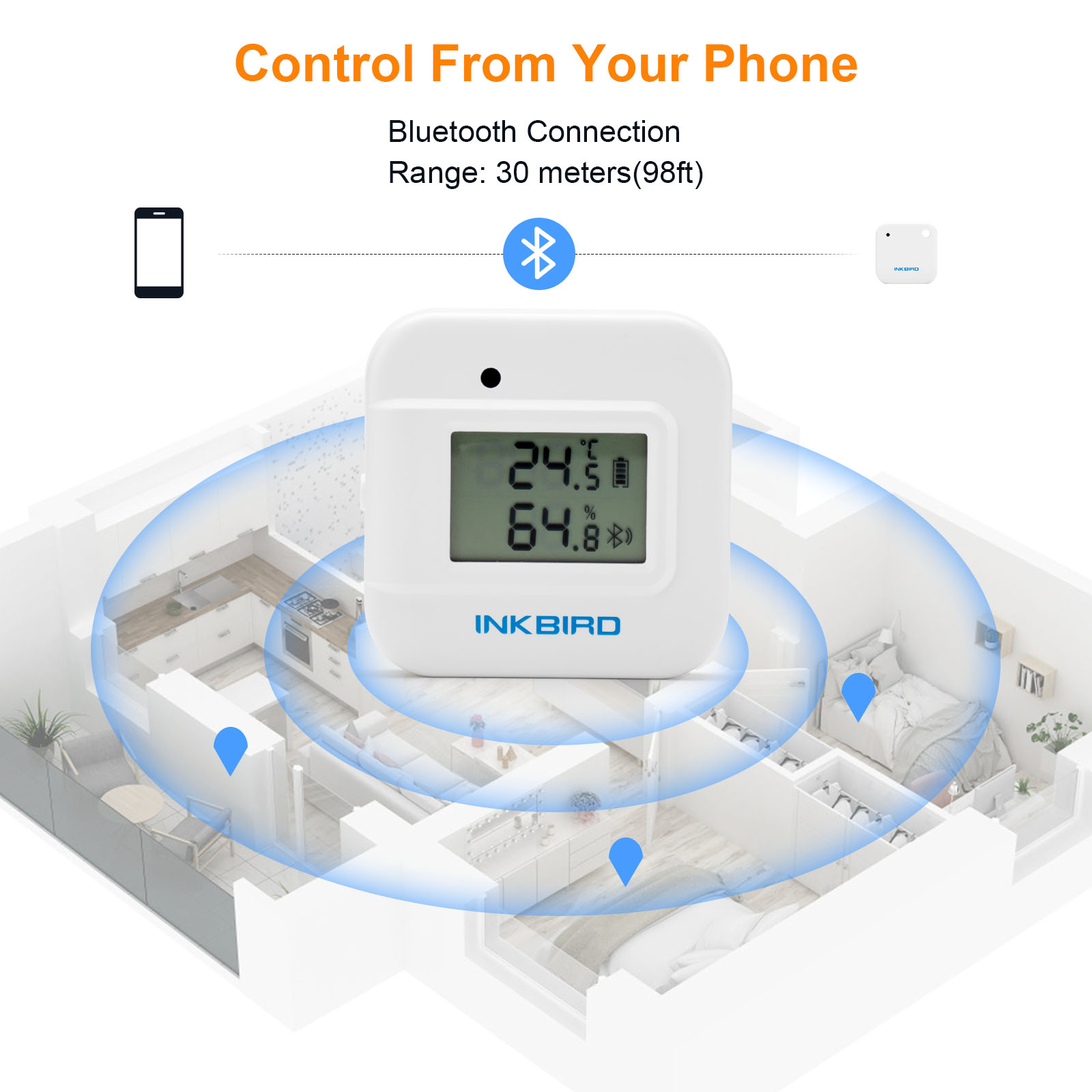 Inkbird IBS-TH2 Plus Bluetooth - Smart Home Plus recensie en prijs